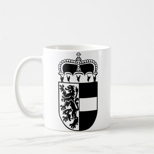 Coat of arms of Salzburg コーヒーマグカップ (左)