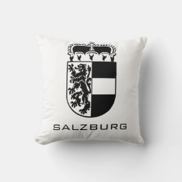 Coat of Arms of Salzburg Monochrome Fine Art クッション