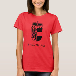 Coat of Arms of Salzburg Monochrome Fine Art Tシャツ