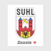 Coat of Arms of Suhl, Germany シール (シート)