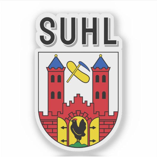 Coat of Arms of Suhl, Germany シール (正面)