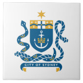 Coat of Arms of Sydney，オーストラリア タイル (正面)