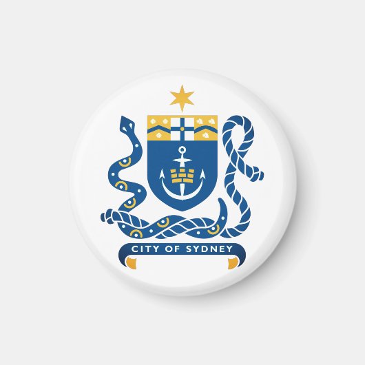 Coat of Arms of Sydney，オーストラリア マグネット (正面)