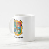 Coat of Arms of Tamaulipas (州), Mexico Coffee コーヒーマグカップ (正面左)