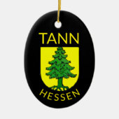 Coat of Arms of Tann, Hesse (ドイツ) セラミックオーナメント (正面)