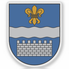 Coat of arms of the city of Daugavpils, Latvia シール
