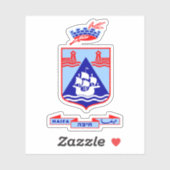 Coat of arms of the city of Haifa, Israel シール (シート)