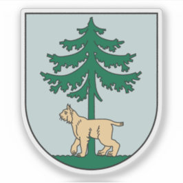 Coat of arms of the city of Jēkabpils, Latvia シール