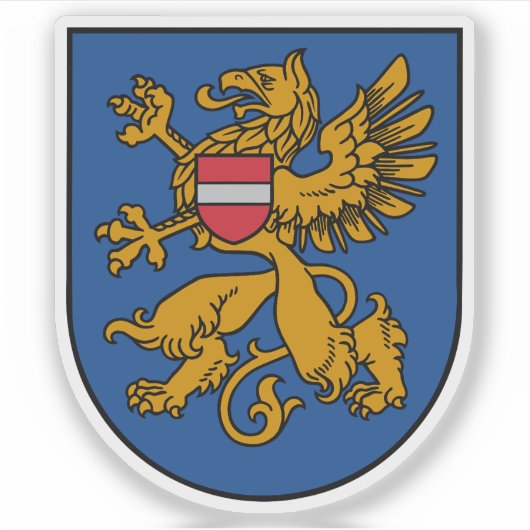 Coat of arms of the city of Rēzekne, Latvia シール (正面)