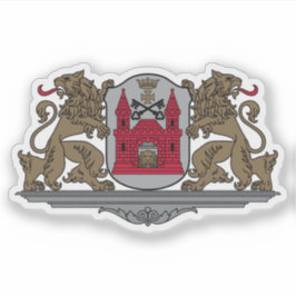 Coat of arms of the city of Riga, Latvia シール