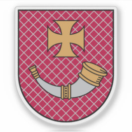 Coat of arms of the city of Ventspils, Latvia シール