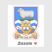 Coat of arms of the Falkland Islands flag,Overseas シール (シート)