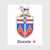 Coat of arms of the Yukon province, Canada シール (シート)