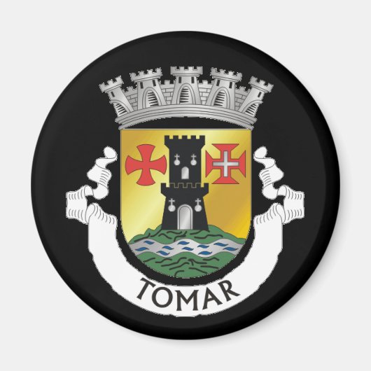 Coat of Arms of Tomar, PORTUGAL Magnet マグネット (正面)