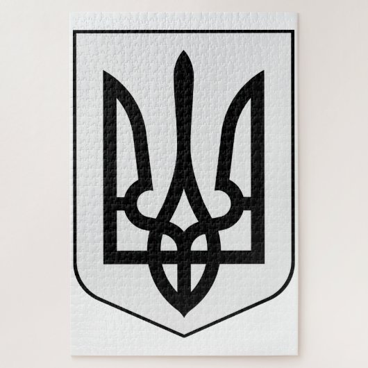 Coat of arms of Ukraine ジグソーパズル (縦)