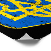 Coat Of Arms Of Ukraine 3  ポスター (角)