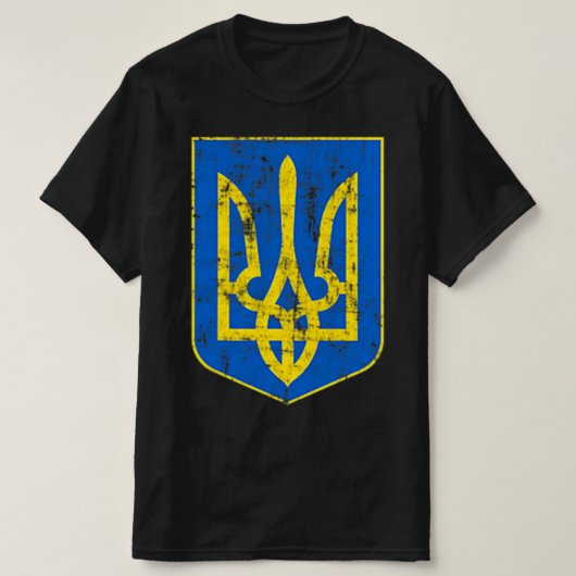Coat of Arms of Ukraine Tシャツ (デザイン正面)