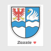 Coat of arms of Villingen-Schwenningen, Germany シール (シート)