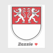 Coat of arms of Witten, Germany シール (シート)