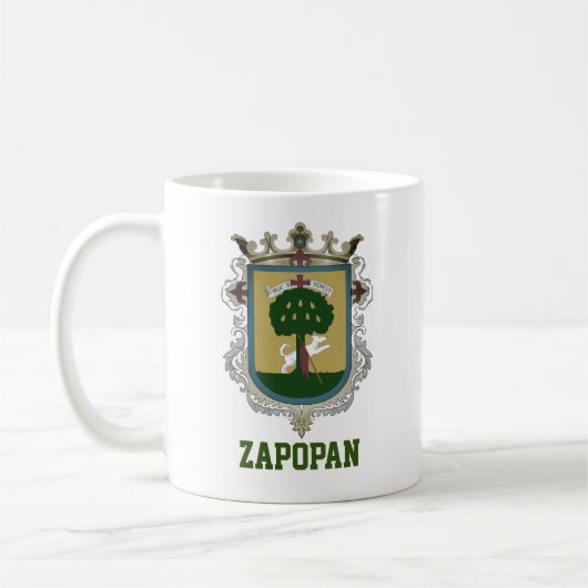 Coat of Arms of Zapopan – メキシココーヒーマグ コーヒーマグカップ (左)