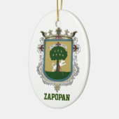 Coat of Arms of Zapopan – メキシコ セラミックオーナメント (左)