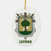 Coat of Arms of Zapopan – メキシコ セラミックオーナメント (正面)