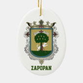 Coat of Arms of Zapopan – メキシコ セラミックオーナメント (裏面)