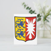 Coat of arms Schleswig-Holstein公式ドイツ ポストカード (スタンド正面)