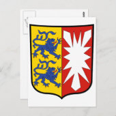 Coat of arms Schleswig-Holstein公式ドイツ ポストカード (正面/裏面)