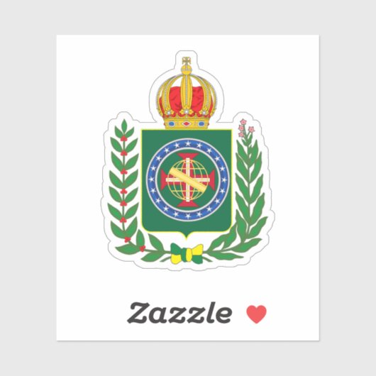 Coat of Arms - Second Empire of Brazil シール (シート)