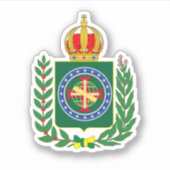 Coat of Arms - Second Empire of Brazil シール (正面)