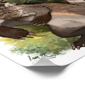 CoatamundiまたはホワイトノーズCoati ポスター (角)