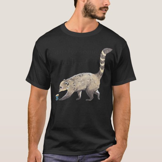 Coati – アニマルシリーズ tシャツ (正面)