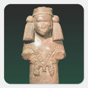 Coatlicue、古代地球および母の彫像 スクエアシール