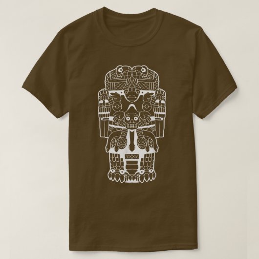 Coatlicue Aztec Goddess Earth Goddess Mayan Inca T Tシャツ (デザイン正面)