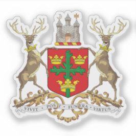 Coats of arms of the city of Nottingham, England シール