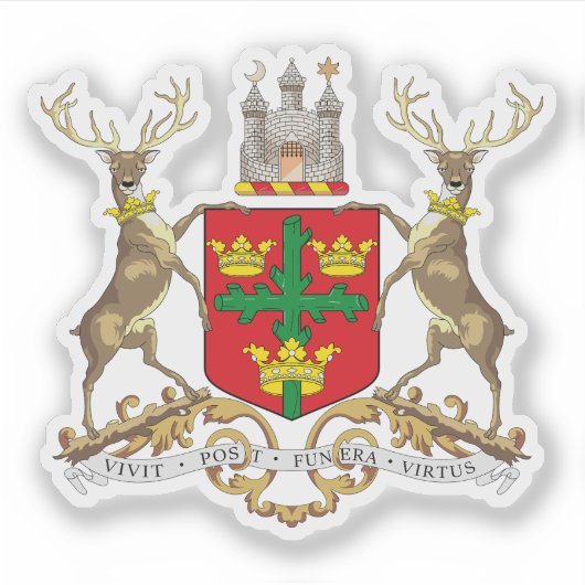 Coats of arms of the city of Nottingham, England シール (正面)