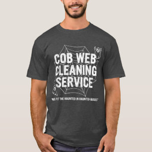 Cobくもの巣清掃サービスアパレルハロウィンデー Tシャツ