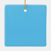 「Cobaltカーニバル」抽象芸術アート セラミックオーナメント (裏面)