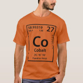 Cobalt要素（黒） Tシャツ (正面)