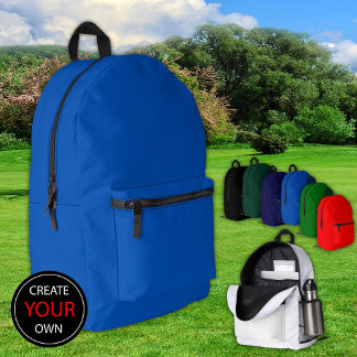 Cobalt エレガント Blue Backpack,バッグカスタマイズ /  プリントバックパック