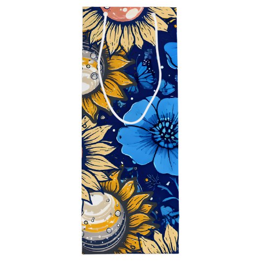 Cobalt Bloom  ワインギフトバッグ (裏面)