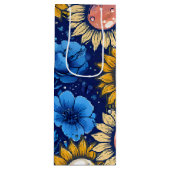 Cobalt Bloom ワインギフトバッグ (正面)