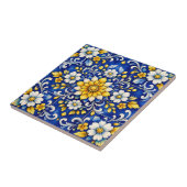 Cobalt Bloom Fiesta Tile タイル (側面)