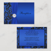 Cobalt BlueおよびBlack DamaskエンクロージャカードII エンクロージャーカード (正面/裏面)