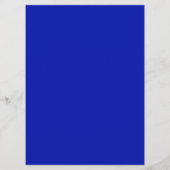 Cobalt blueカスタマイズ可能結婚なフラットメニュー メニュー (裏面)