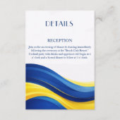 Cobalt Blue and Lemon Yellow Details エンクロージャーカード (正面)