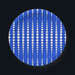 Cobalt Blue and White Polka Dots Paper Plate ペーパープレート<br><div class="desc">Cobalt Blue and White Polka Dot Paper Plate</div>