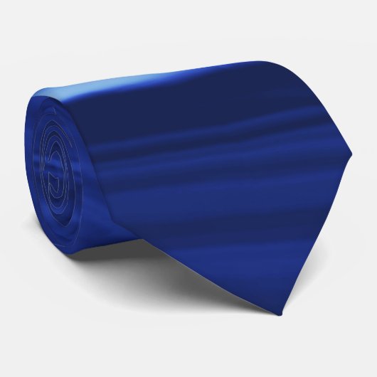 Cobalt blue background Textured Handmade ネクタイ (ロール)