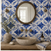 Cobalt Breeze Hand-Painted Blue Mediterranean タイル